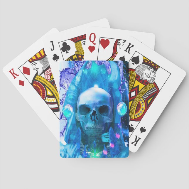 Jeu De Cartes Magicien du crâne (dos)