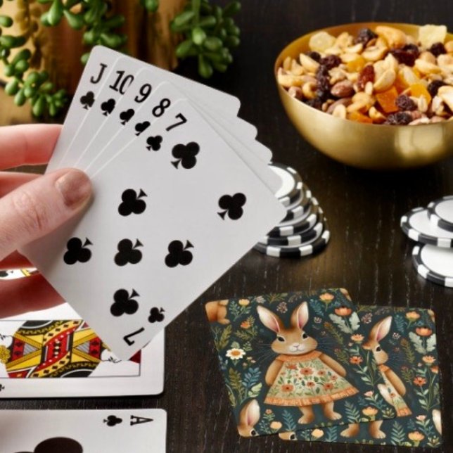 Jeu De Cartes Magie Bunny Springtime Jouer Cartes (Créateur téléchargé)