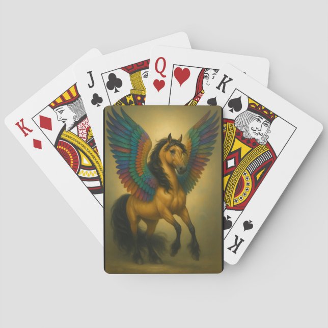 Jeu De Cartes Magnificent Horse With Spectacular Wings (dos)