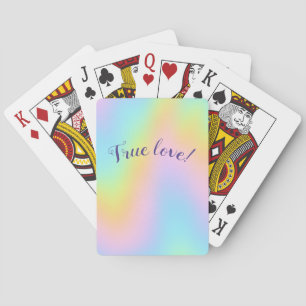 Jeu De Cartes Magnificent Pastel Rainbow Wedding