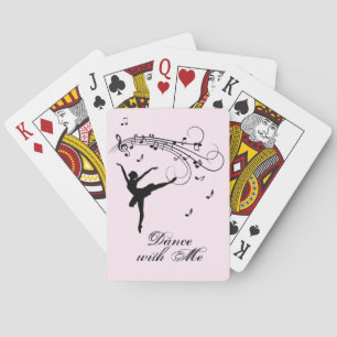 Jeu De Cartes Magnifique ballerine dansant avec de la musique ro