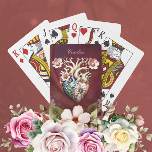 Jeu De Cartes Magnifique coeur élégant et noble.