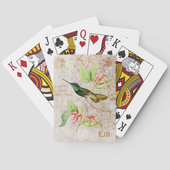 Jeu De Cartes Magnifique Colibri (dos)
