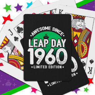 Jeu De Cartes Magnifique depuis 1960 Leap Année Jour Février 29