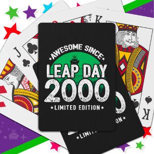 Jeu De Cartes Magnifique depuis 2000 Leap Année Jour Février 29 