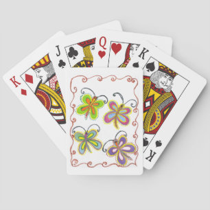 Jeu De Cartes Magnifique incroyable Art de Papillon Mignon : Cad