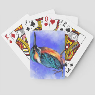 Jeu De Cartes Magnifique Kingfisher Bird Playing Cartes