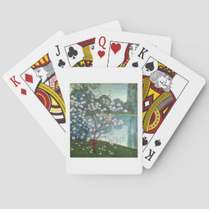 Jeu De Cartes Magnolia (huile sur toile)