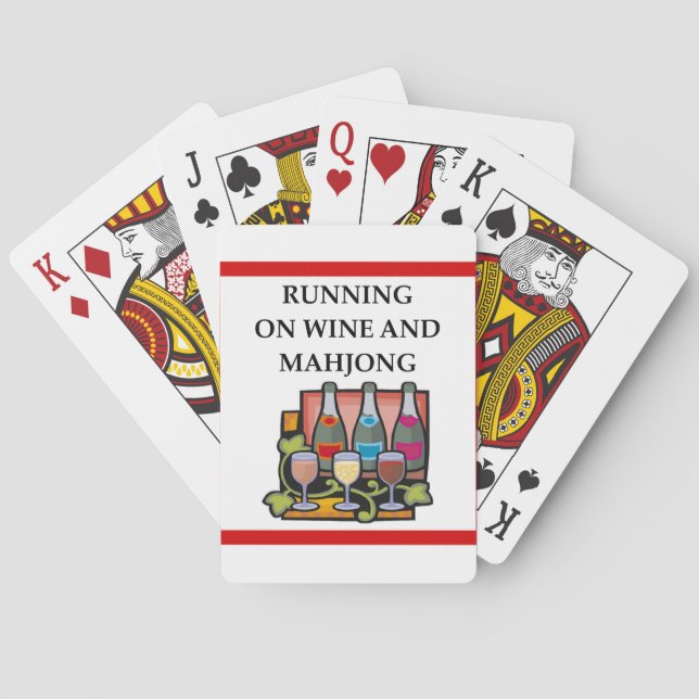 JEU DE CARTES MAHJONG (dos)