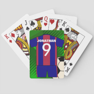 Jeu De Cartes maillot et ballon de football personnalisé