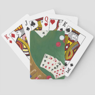Jeu De Cartes Main de Poker gagnante six à dix