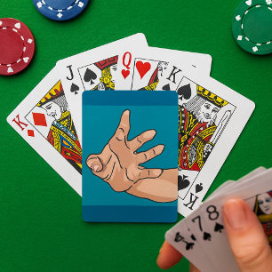 Jeu De Cartes Main tendue en perspective