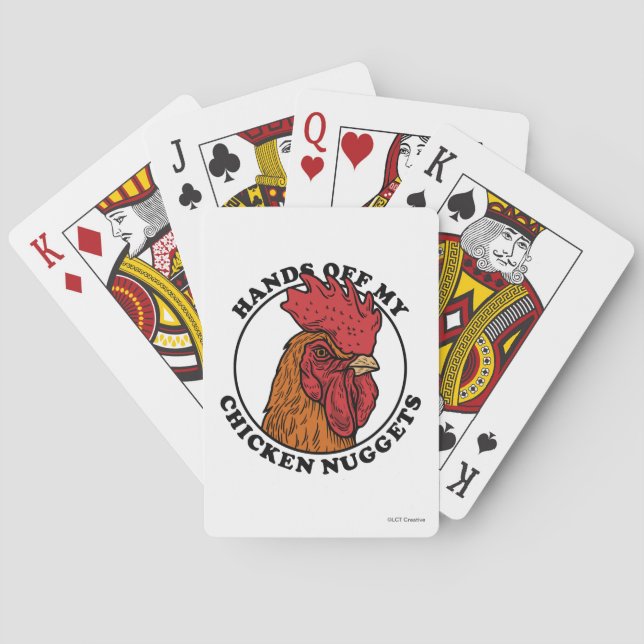 Jeu De Cartes Mains De Mes Nuggets De Poulet (dos)