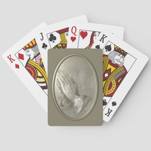 Jeu De Cartes Mains de prière (dos)