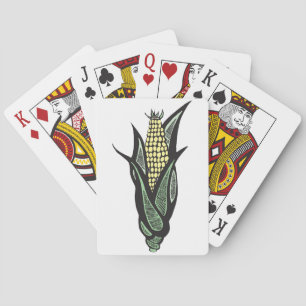 Jeu De Cartes Maïs en Épi Ferme Rustique Légume