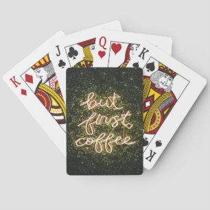 Jeu De Cartes Mais Premier Café, Citation De Neon Lights