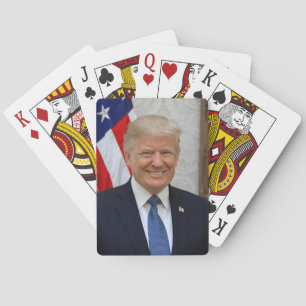 Jeu De Cartes Maison Blanche du président américain Donald Trump