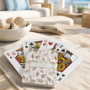 Jeu De Cartes Maison de plage aux coquillages