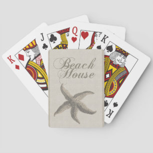 Jeu De Cartes Maison de plage Starfish Bord de mer Côté côte