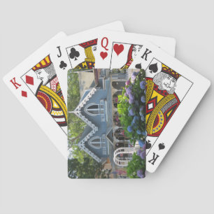 Jeu De Cartes Maison de style victorien en bleu - Martha's Viney