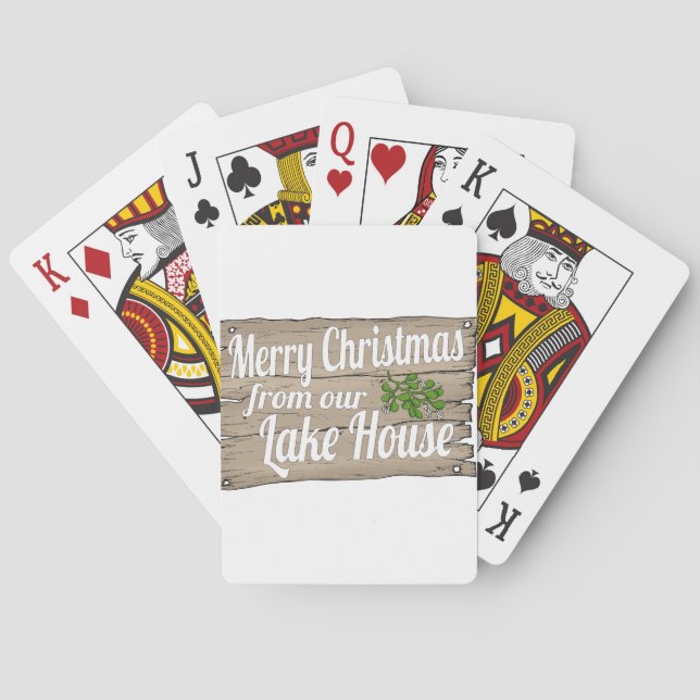 Jeu De Cartes maison du lac de noël (dos)
