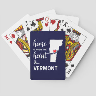Jeu De Cartes Maison du Vermont où se trouve le coeur
