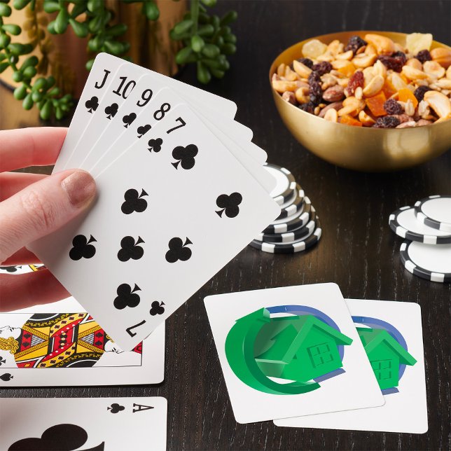 Jeu De Cartes Maison Verte Et Flèches (Créateur téléchargé)