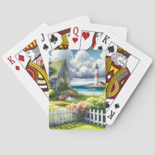 Jeu De Cartes Maisonnette avec vue sur le phare