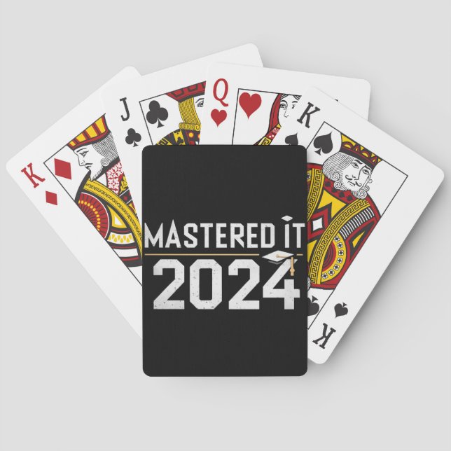 Jeu De Cartes Maîtrise maîtrisée Il 2024 Maîtrise (dos)