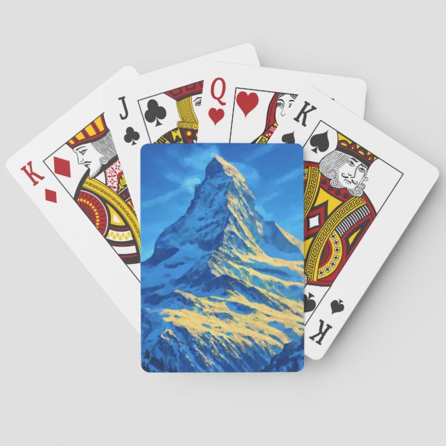 Jeu De Cartes Majestic Matterhorn (dos)