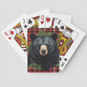 Jeu De Cartes Majestic Ours Noir du Nord Jouer des cartes