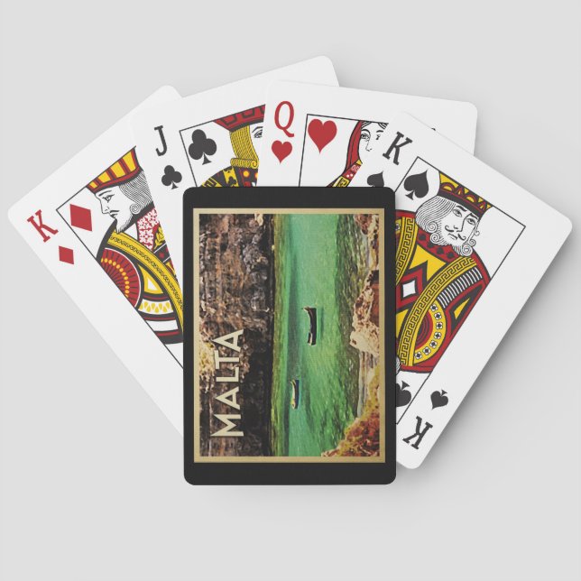 Jeu De Cartes Malte Vintage (dos)
