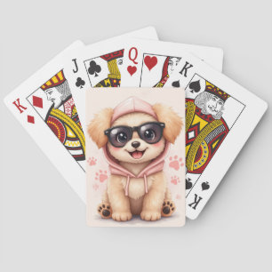 Jeu De Cartes Maltipoo Kawaii Mignon et Drôle