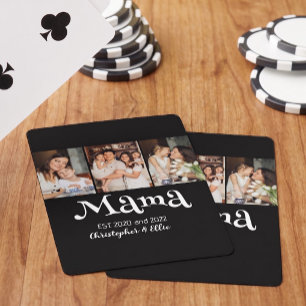 Jeu De Cartes Mama a établi les noms des enfants Texte amusant 3