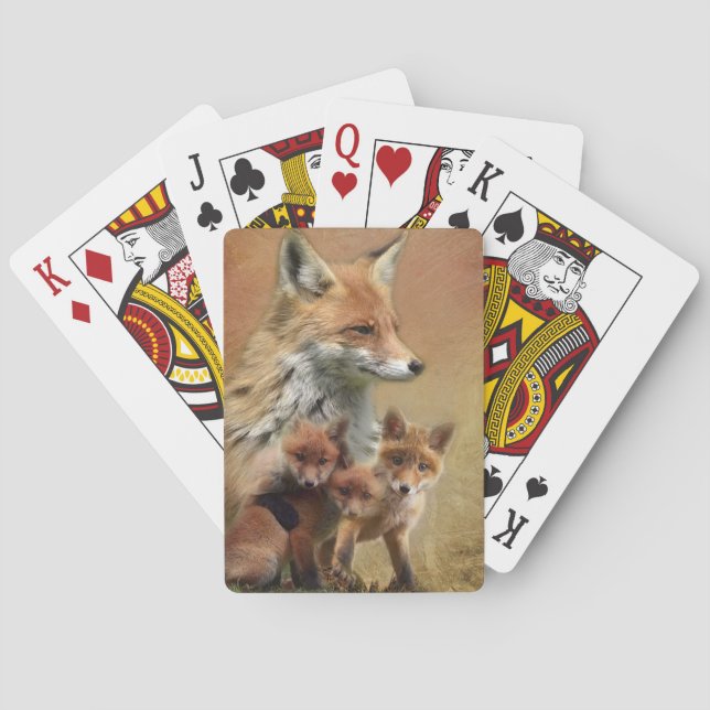 Jeu De Cartes Mama et Babies Fox (dos)