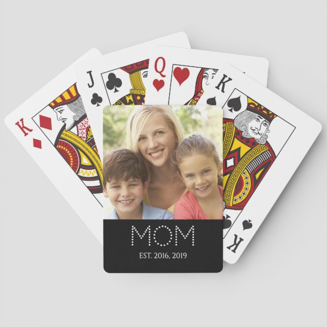 Jeu De Cartes Maman a établi la photo  (dos)