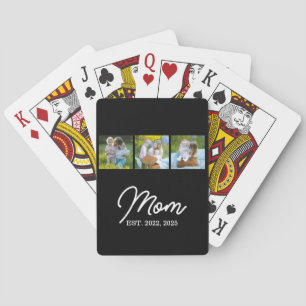 Jeu De Cartes Maman a établi un script moderne noir 3 Photo
