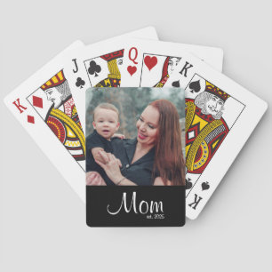 Jeu De Cartes Maman a établi un script photo noir