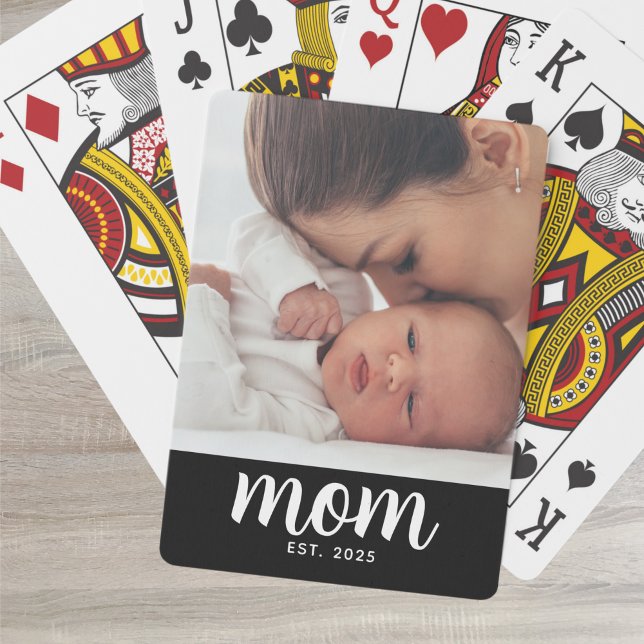 Jeu De Cartes Maman a établi un script photo noir (Créateur téléchargé)