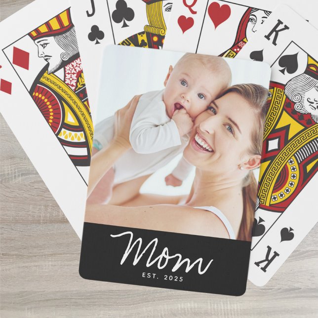 Jeu De Cartes Maman a établi un script photo noir (Créateur téléchargé)