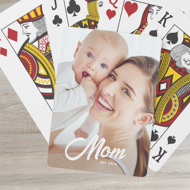 Jeu De Cartes Maman a établi un script photo noir (Créateur téléchargé)