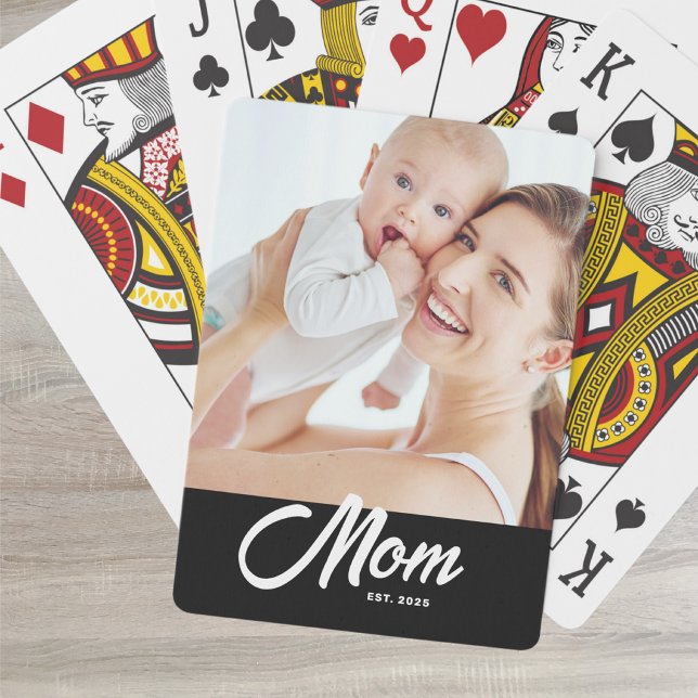 Jeu De Cartes Maman a établi un script photo noir (Créateur téléchargé)