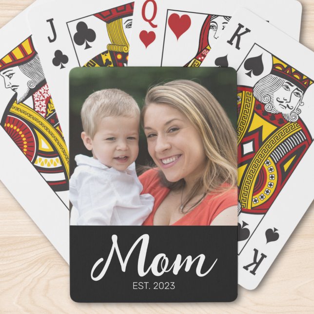 Jeu De Cartes Maman a établi un script  Photo noire (Créateur téléchargé)