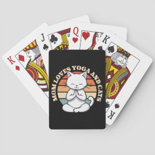 Jeu De Cartes Maman aime les chats et le yoga