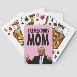 JEU DE CARTES MAMAN DONALD TRUMP JOUER AUX CARTES