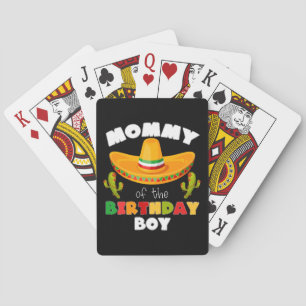 Jeu De Cartes Maman du garçon d'anniversaire Cinco de Mayo