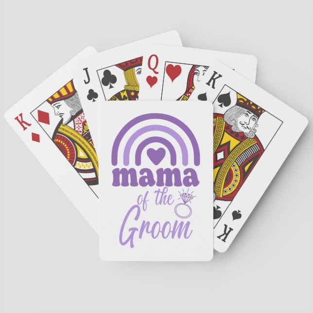 Jeu De Cartes Maman du marié (dos)