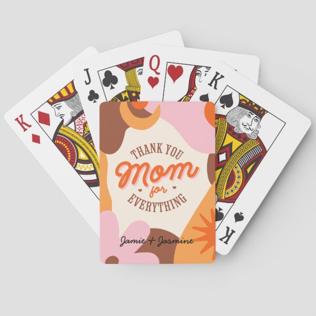 Jeu De Cartes "Maman Merci pour tout" (dos)