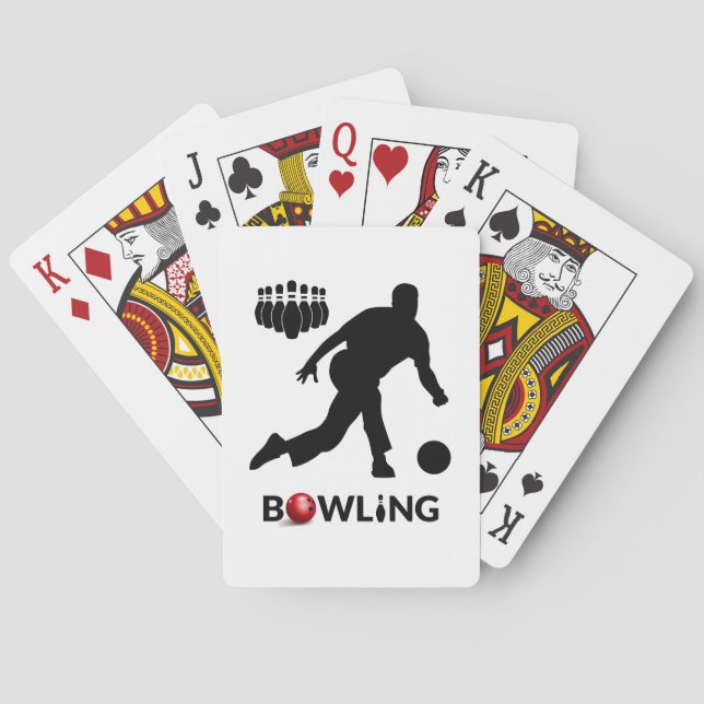 Jeu De Cartes Man Bowling Jouer aux cartes (dos)