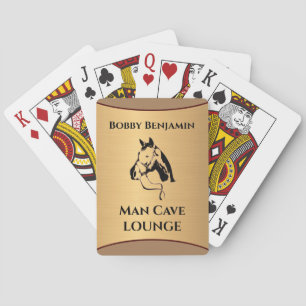 Jeu De Cartes Man Cave Horse Racing Personnaliser